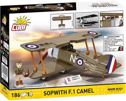 COBI Sopwith F.1 Camel, 1:32 Scale, 186 Pieces, Collector's model