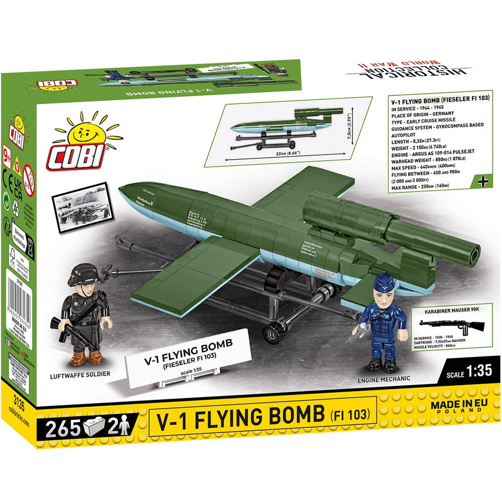 COBI Historical Collection V-1 Flying bomb (FI 103) Building Set, 265 Pieces