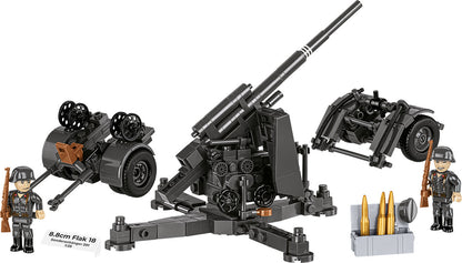 COBI Historical Collection WWII 8.8 cm Flak 18 with Carriage Building Set, 360 Pieces