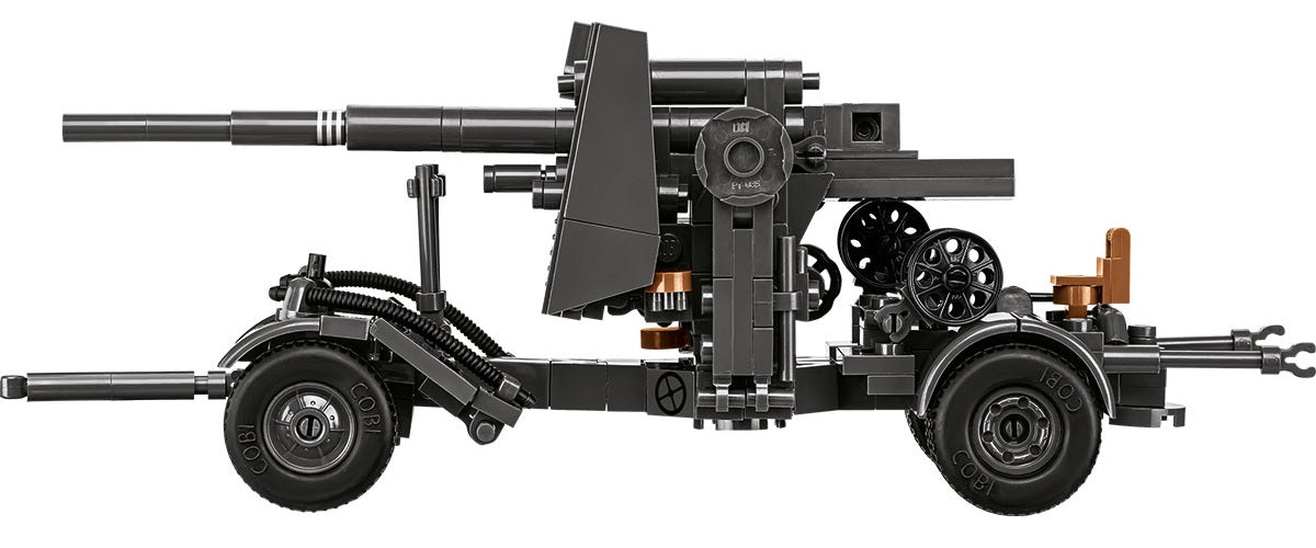 COBI Historical Collection WWII 8.8 cm Flak 18 with Carriage Building Set, 360 Pieces