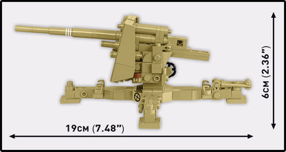 COBI Historical Collection WWII Sd.Kfz. 8 towing 8.8cm FLAK 36 Building Set, 975 Pieces