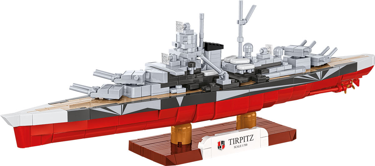 COBI Historical Collection WWII Battleship Tirpitz Building Set, 593 Pieces