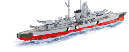 COBI Historical Collection WWII Battleship Bismarck Building Set, 590 Pieces