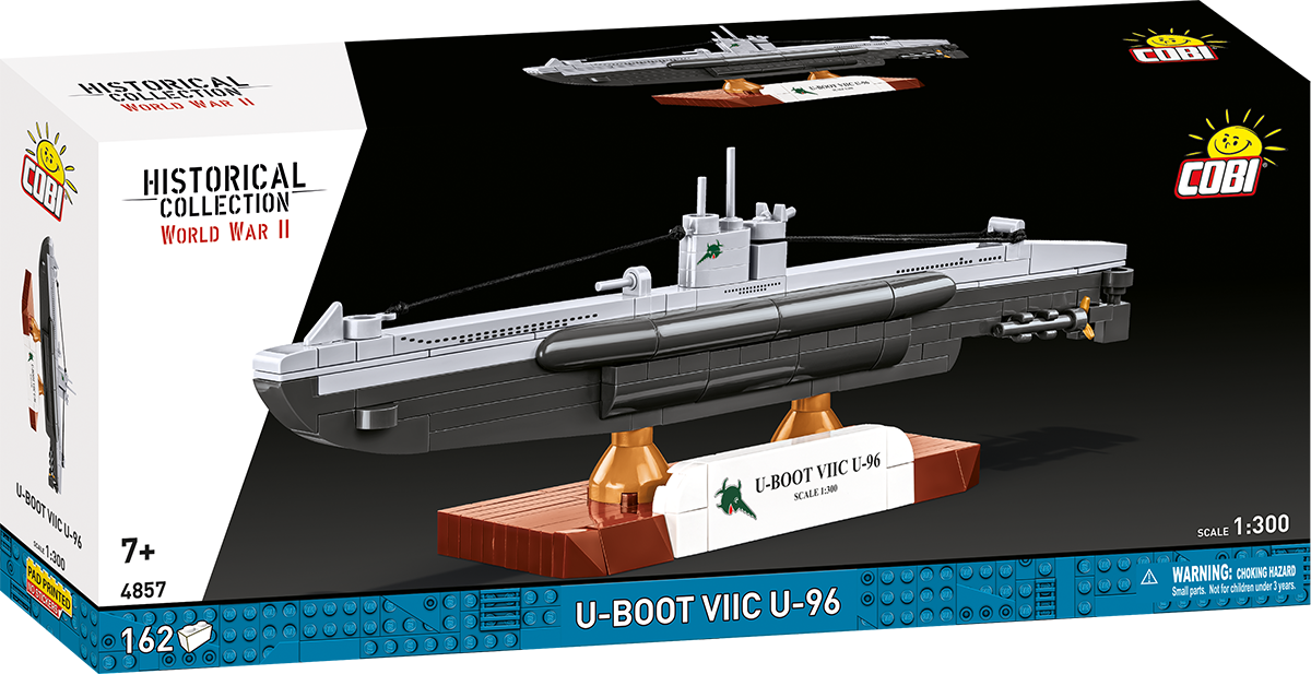 COBI Historical Collection WWII U-BOAT VIIC U-96 Building Set, 162 Pieces