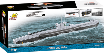 COBI Historical Collection WWII U-BOAT VIIC U-96 Building Set, 162 Pieces