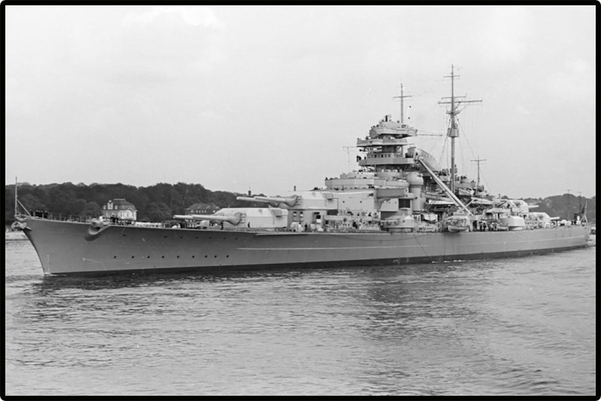 COBI Historical Collection WWII Battleship Bismarck Building Set, 3204 Pieces