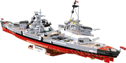 COBI Historical Collection WWII Battleship Bismarck Building Set, 3204 Pieces