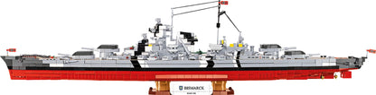 COBI Historical Collection WWII Battleship Bismarck Building Set, 3204 Pieces