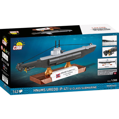 COBI Historical Collection WWII HNoMS Uredd (P-41) U-Class Submarine, 142 Pieces Building Set