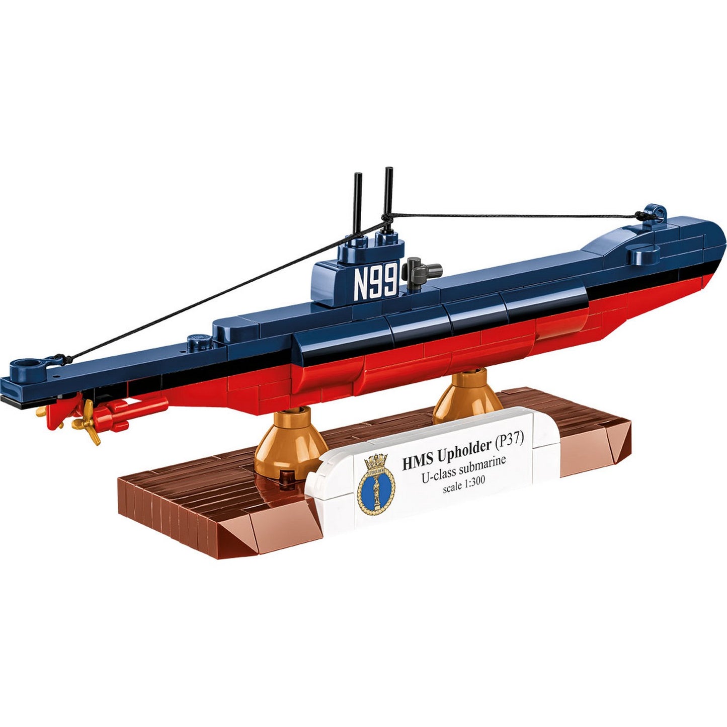 COBI Historical Collection WWII HMS Upholder (P37), 140 Pieces Building Set