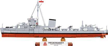 COBI ORP Blyskawica, 1:300 Scale, 664 Pieces, Destroyer