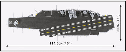 COBI CVN-65 Aircraft Carrier, 1:300 Scale, 6,131 Pieces