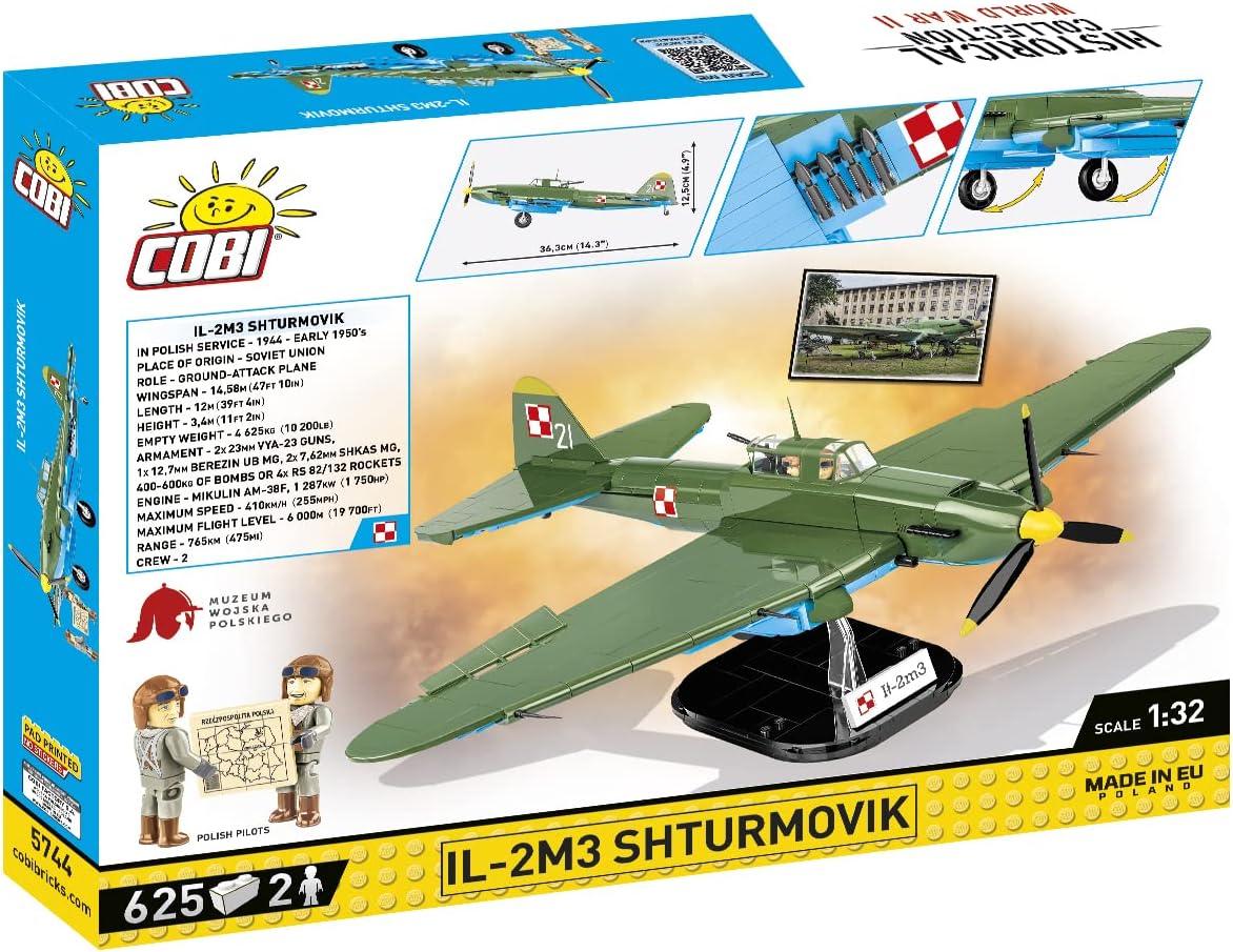 COBI Historical Collection POLISH ARMY MUSEUM IL-2M3 Aircraft
