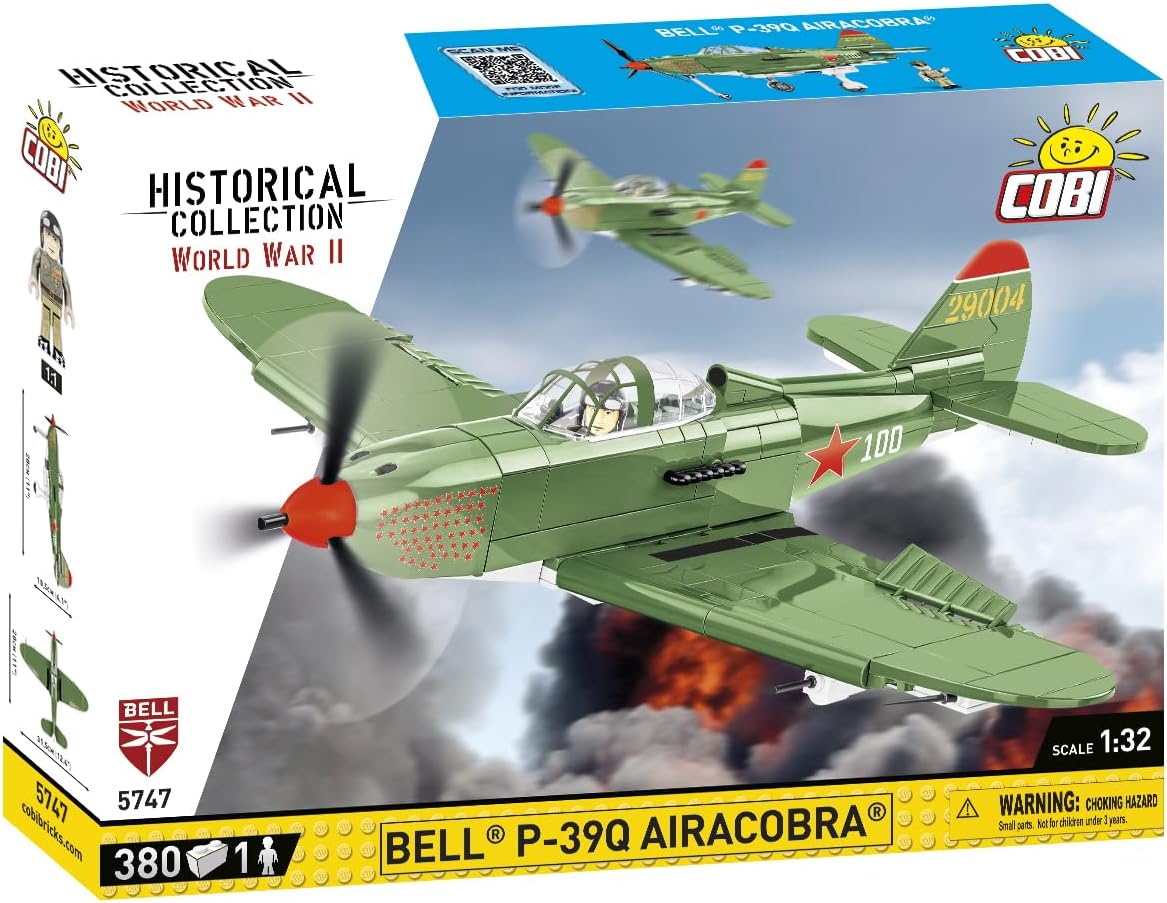 COBI Historical Collection WWII BELL® P-39Q AIRACOBRA® Aircraft