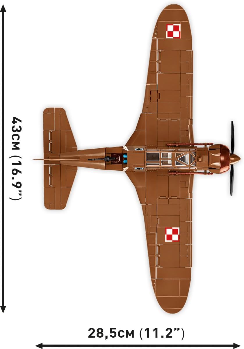 COBI Historical Collection WWII PZL.23 Crucian Aircraft