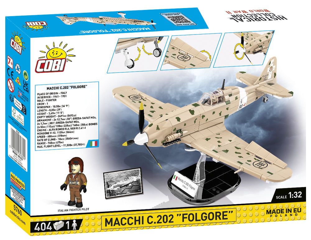 COBI Historical Collection WWII Macchi MC.202 Folgore