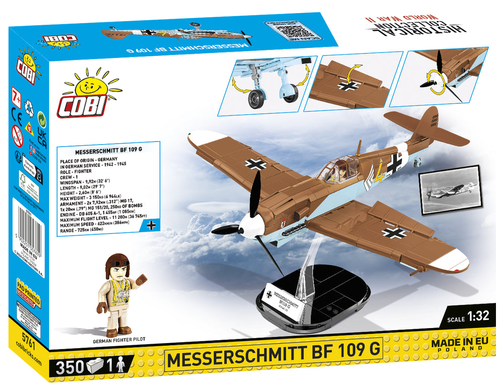 COBI Historical Collection WWII Messerschmitt BF 109 G Plane