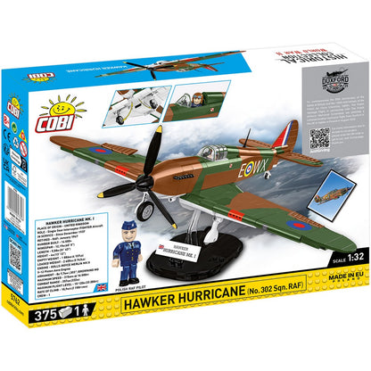 COBI Historical Collection WWII Hawker Hurricane (NO 302 SQN. RAF) Aircraft