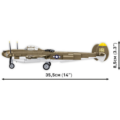 COBI Historical Collection Lockheed P-38H Lightning Aircraft, 650 Pieces