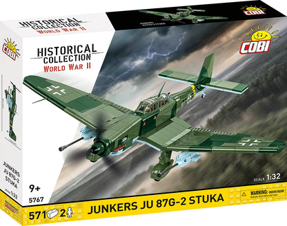 COBI Historical Collection WWII Junkers JU 87 G-2 STUKA Plane Building Set, 571 Pieces