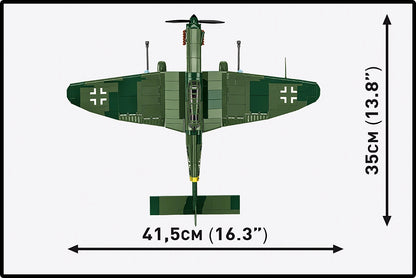 COBI Historical Collection WWII Junkers JU 87 G-2 STUKA Plane Building Set, 571 Pieces