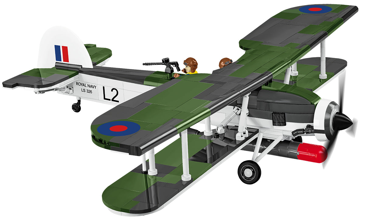 COBI Historical Collection WWII Fairey Swordfish Torpedo Bomber Aircraft Building Set, 806-pieces
