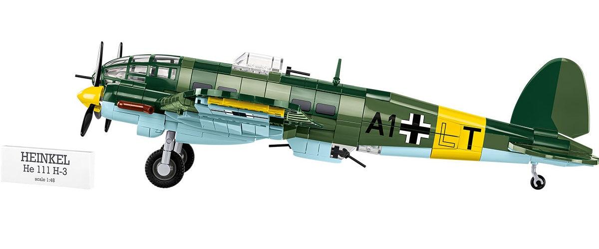 COBI Historical Collection WWII Heinkel He 111 H3 Bomber Aircraft Building Set, 788-pieces
