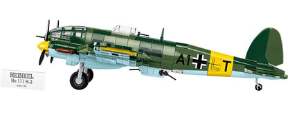 COBI Historical Collection WWII Heinkel He 111 H3 Bomber Aircraft Building Set, 788-pieces