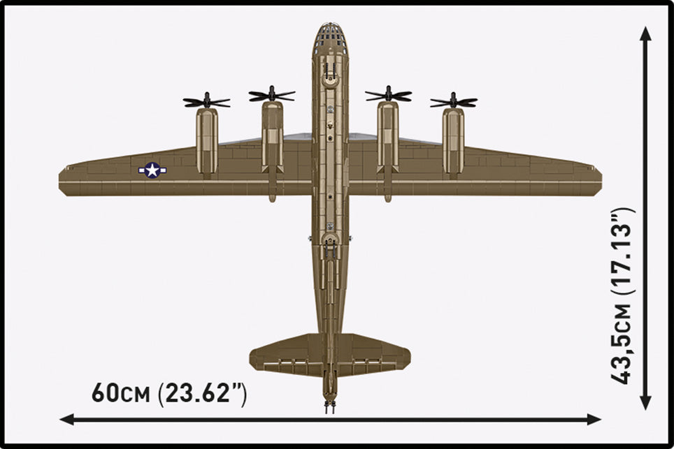 COBI Boeing B-29 Superfortress "Monsoon Goon", 1:72 Scale, 1074 Pieces