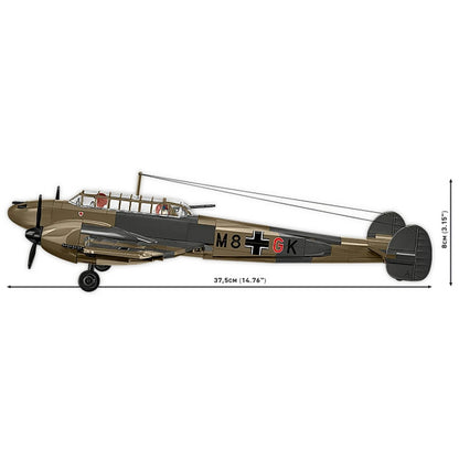 COBI Historical Collection WWII Messerschmitt BF 110C Plane Building Set, 578-pieces
