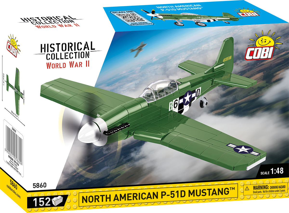 COBI Historical Collection NORTH AMERICAN P-51D Mustang Aircraft