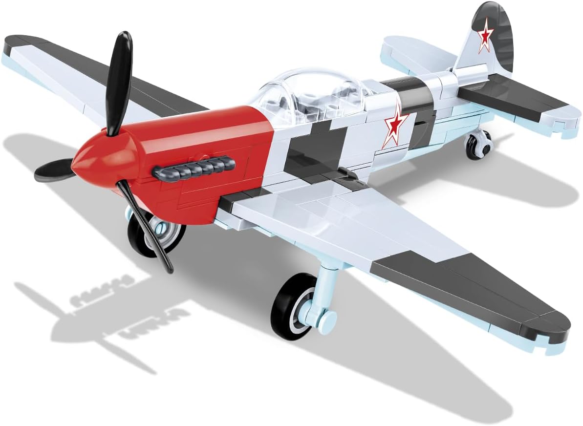 COBI Historical Collection WWII Yakovlev Yak-3 Plane Building Set, 140 Pieces