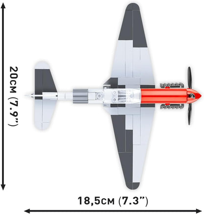 COBI Historical Collection WWII Yakovlev Yak-3 Plane Building Set, 140 Pieces