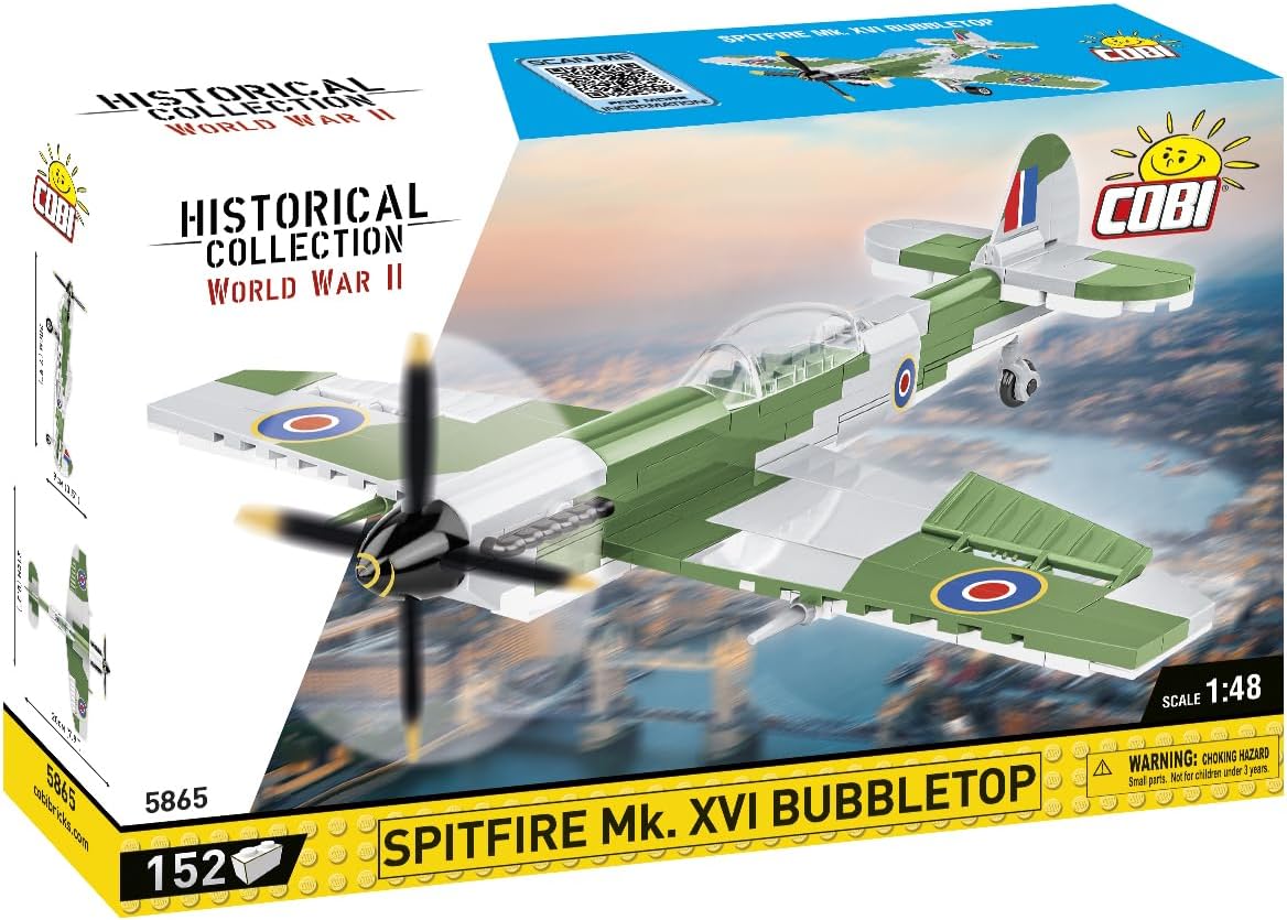 COBI Historical Collection WWII Spitfire Mk. XVI Bubbletop Aircraft