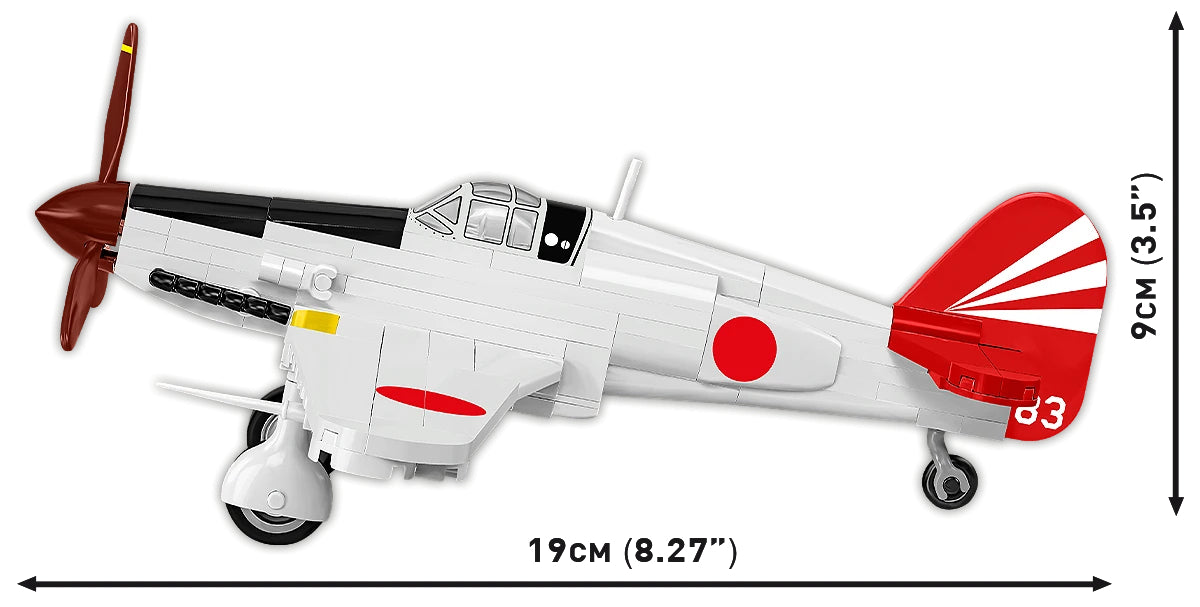 COBI Historical Collection WWII Kawasaki Ki-62 Hien Plane Building Set, 141 Pieces