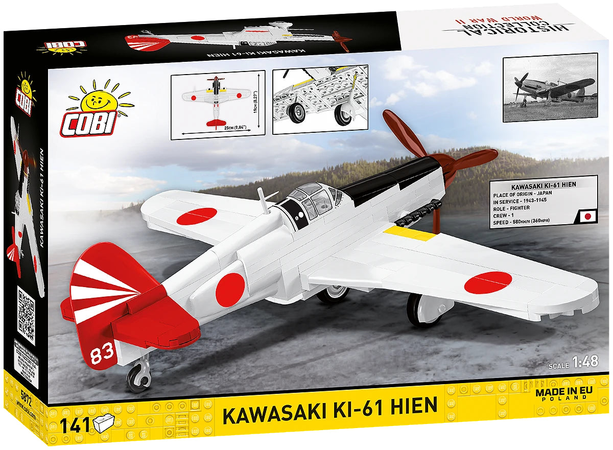 COBI Historical Collection WWII Kawasaki Ki-62 Hien Plane Building Set, 141 Pieces
