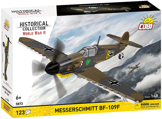 COBI Historical Collection WWII Messerschmitt BF-109F Plane Building Set, 123 Pieces