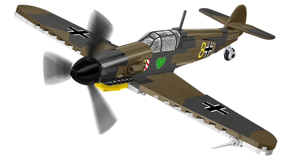 COBI Historical Collection WWII Messerschmitt BF-109F Plane Building Set, 123 Pieces