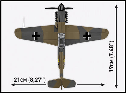 COBI Historical Collection WWII Messerschmitt BF-109F Plane Building Set, 123 Pieces