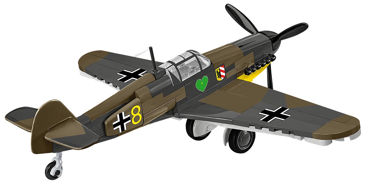 COBI Historical Collection WWII Messerschmitt BF-109F Plane Building Set, 123 Pieces