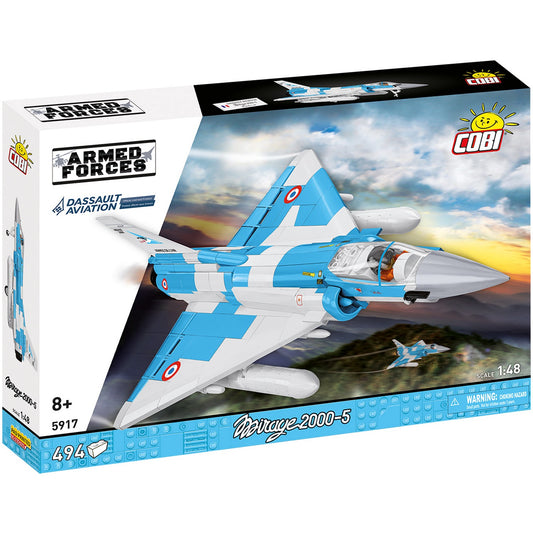 COBI Armed Forces Mirage 2000-5F Jet, 494 Pieces Building Set