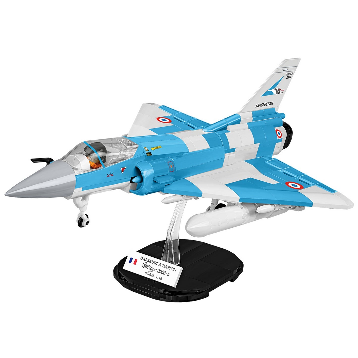 COBI Armed Forces Mirage 2000-5F Jet, 494 Pieces Building Set