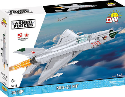 COBI Armed Forces MiG-21 MF (Poland / USSR) Fighter Jet Building Set, 381 Pieces