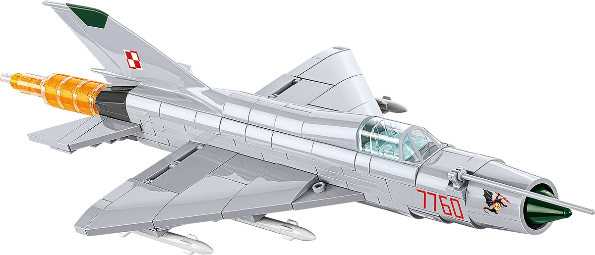 COBI Armed Forces MiG-21 MF (Poland / USSR) Fighter Jet Building Set, 381 Pieces