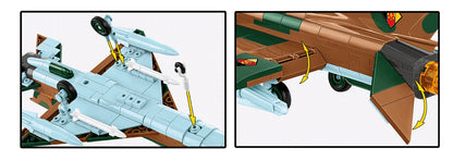COBI Armed Forces MiG-21 (GDR / Czechoslovakia) Fighter Jet Building Set, 396 Pieces