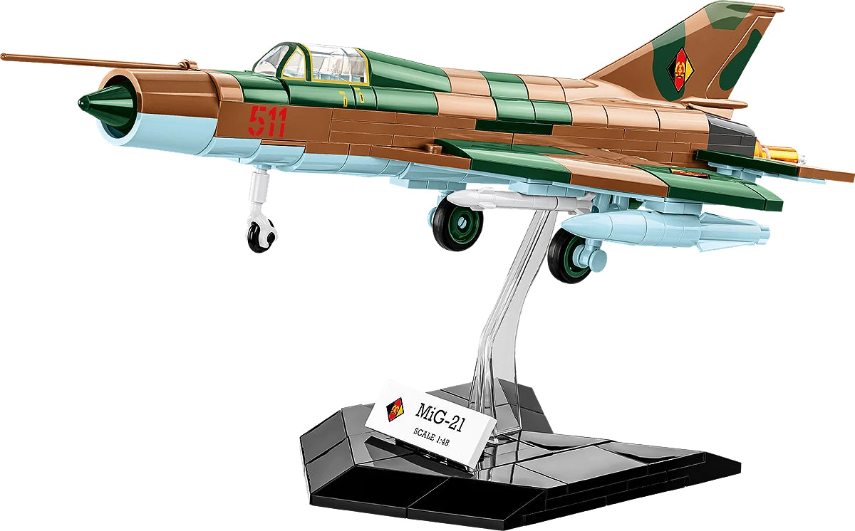 COBI Armed Forces MiG-21 (GDR / Czechoslovakia) Fighter Jet Building Set, 396 Pieces