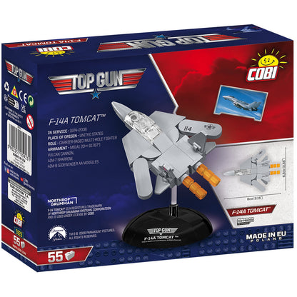 COBI Top Gun Maverick F-14A Tomcat Jet, 55 Pieces Building Set