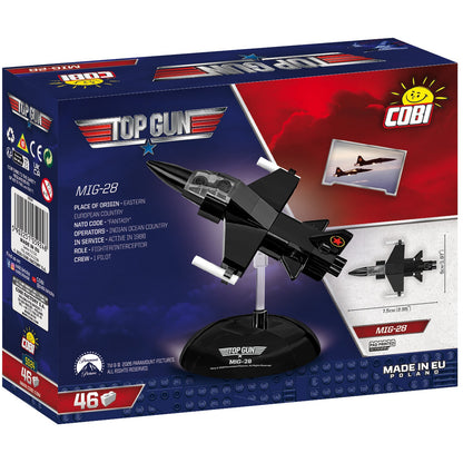 COBI Top Gun Maverick MiG-28 Jet, 46 Pieces Building Set