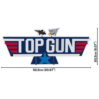 COBI Top Gun Maverick - Top Gun Logo, 628 Pieces Building Set