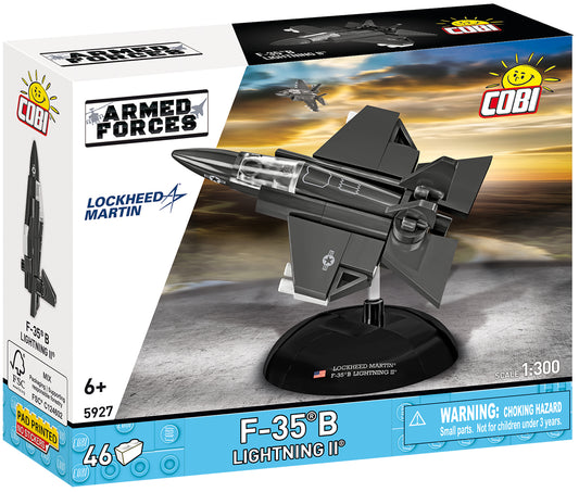 COBI Armed Forces Lockheed Martin F-35B Fighter Jet Building Set, 46-pieces